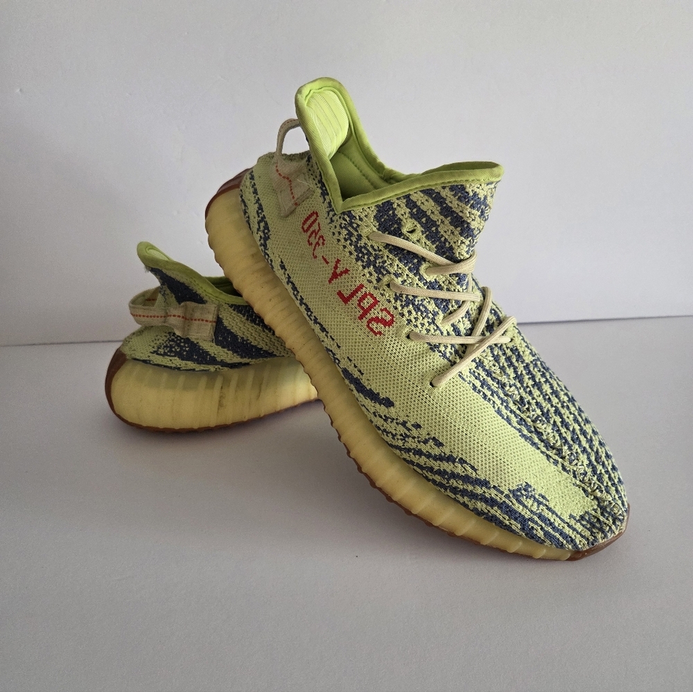 Adidas Yeezy Boost 350 V2 Low Semi Multicolor Knit Sneakers Sz.11